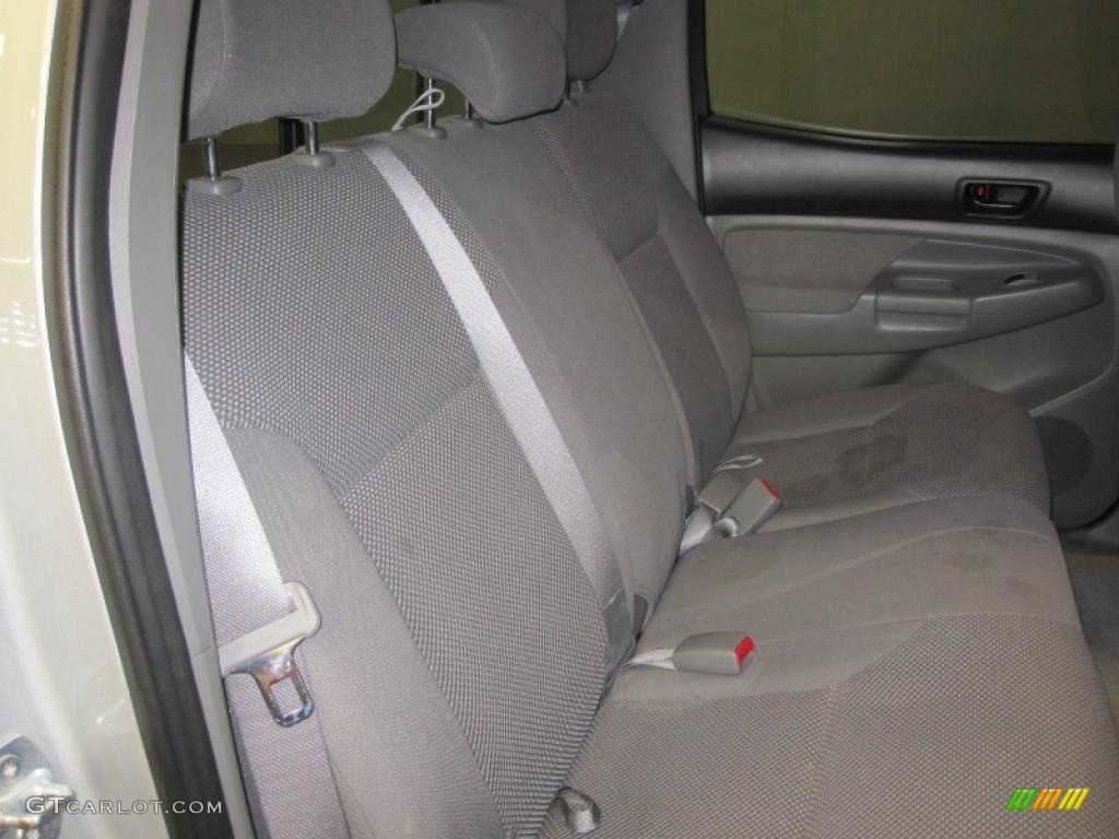 2005 Tacoma V6 TRD Sport Double Cab 4x4 - Silver Streak Mica / Graphite Gray photo #7