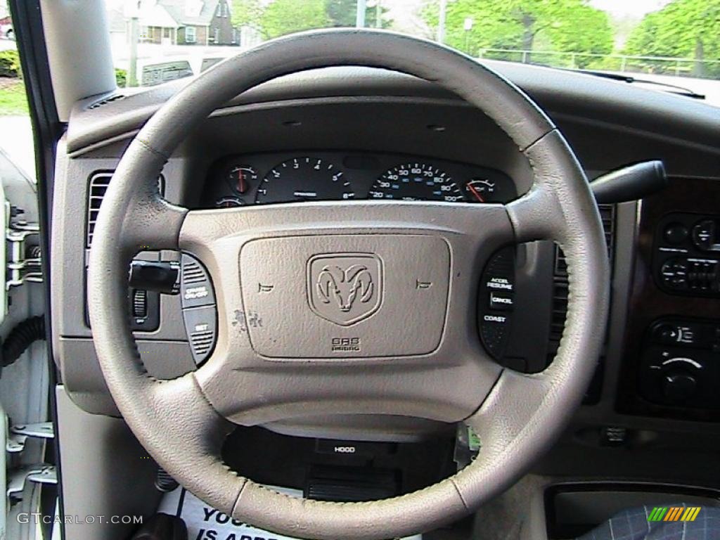 2001 Durango SLT 4x4 - Bright White / Taupe photo #34