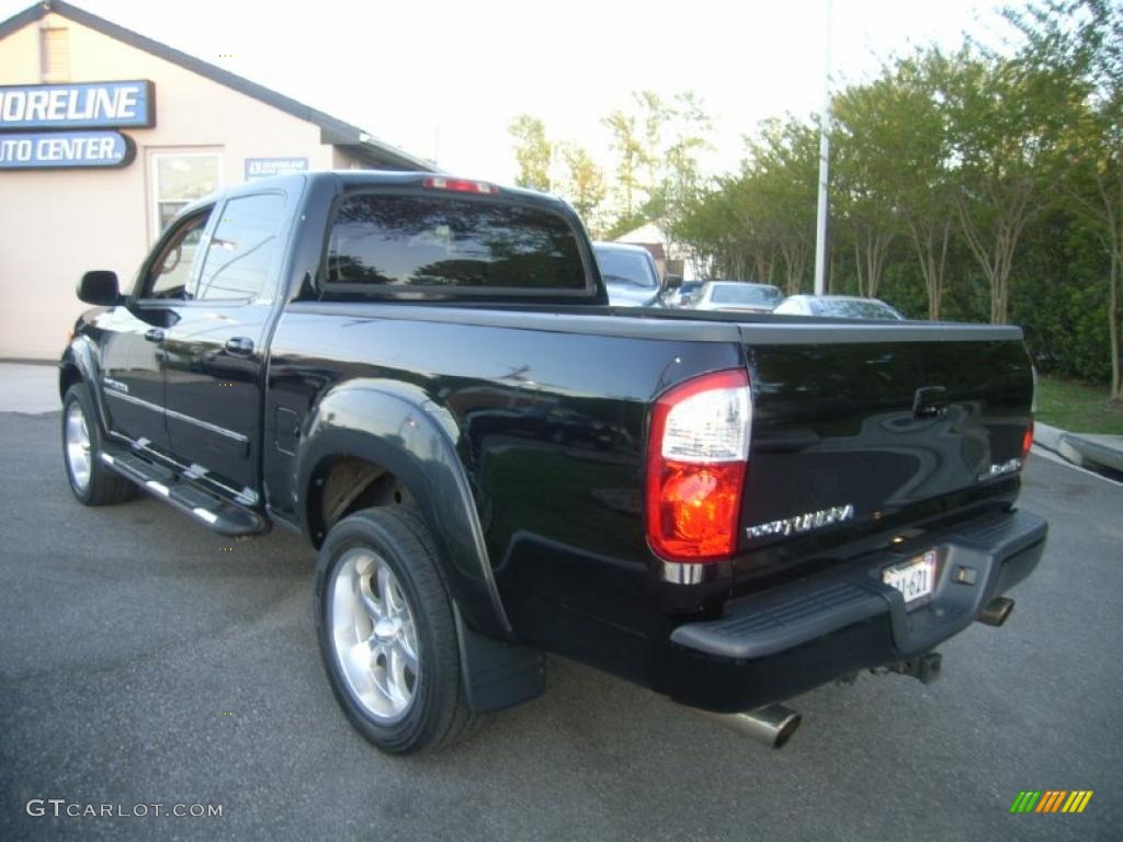2004 Tundra Limited Double Cab 4x4 - Black / Oak photo #3