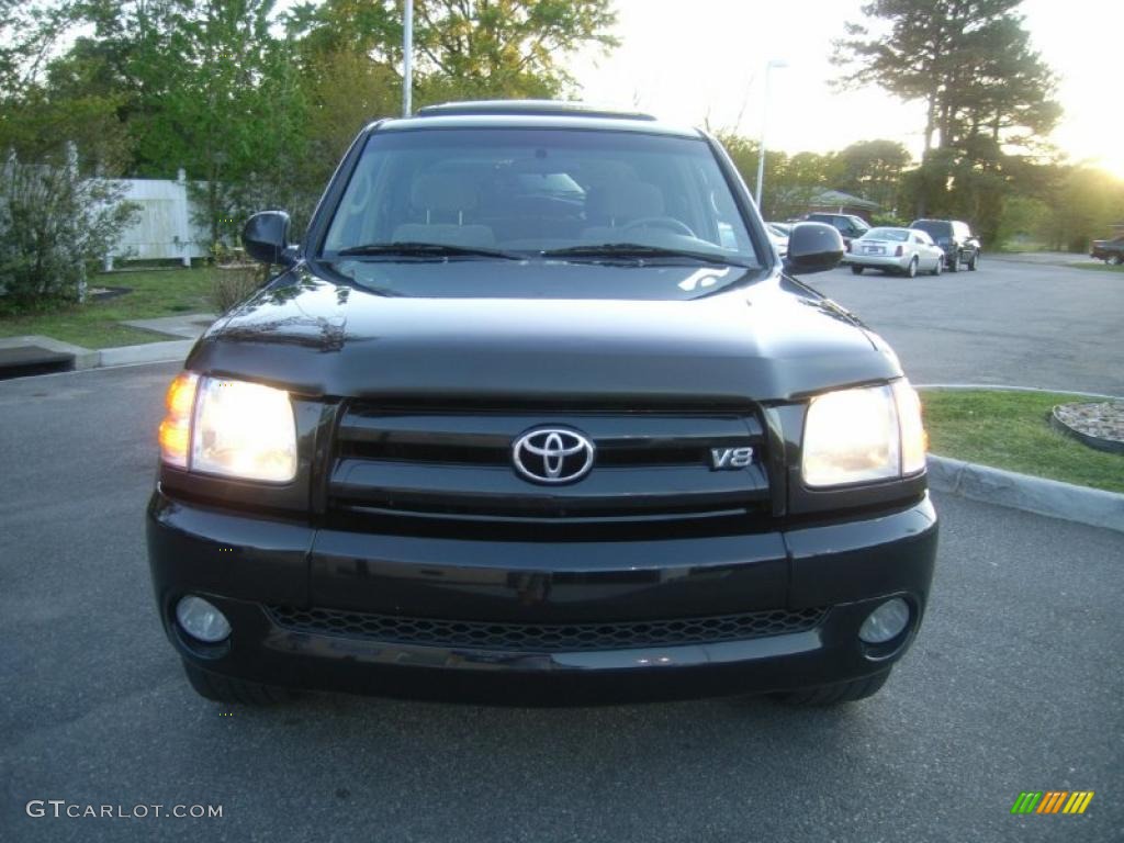 2004 Tundra Limited Double Cab 4x4 - Black / Oak photo #9