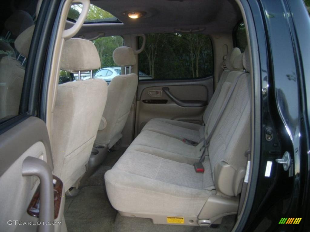 2004 Tundra Limited Double Cab 4x4 - Black / Oak photo #17