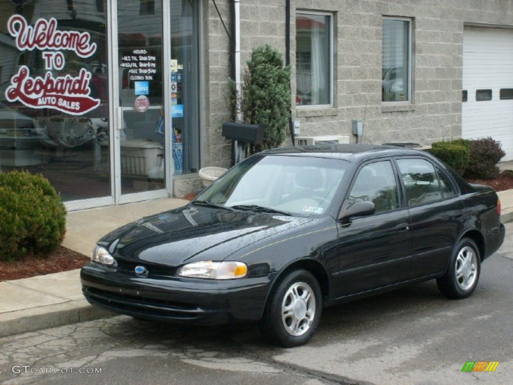 2001 Prizm LSi - Black Metallic / Light Neutral photo #1