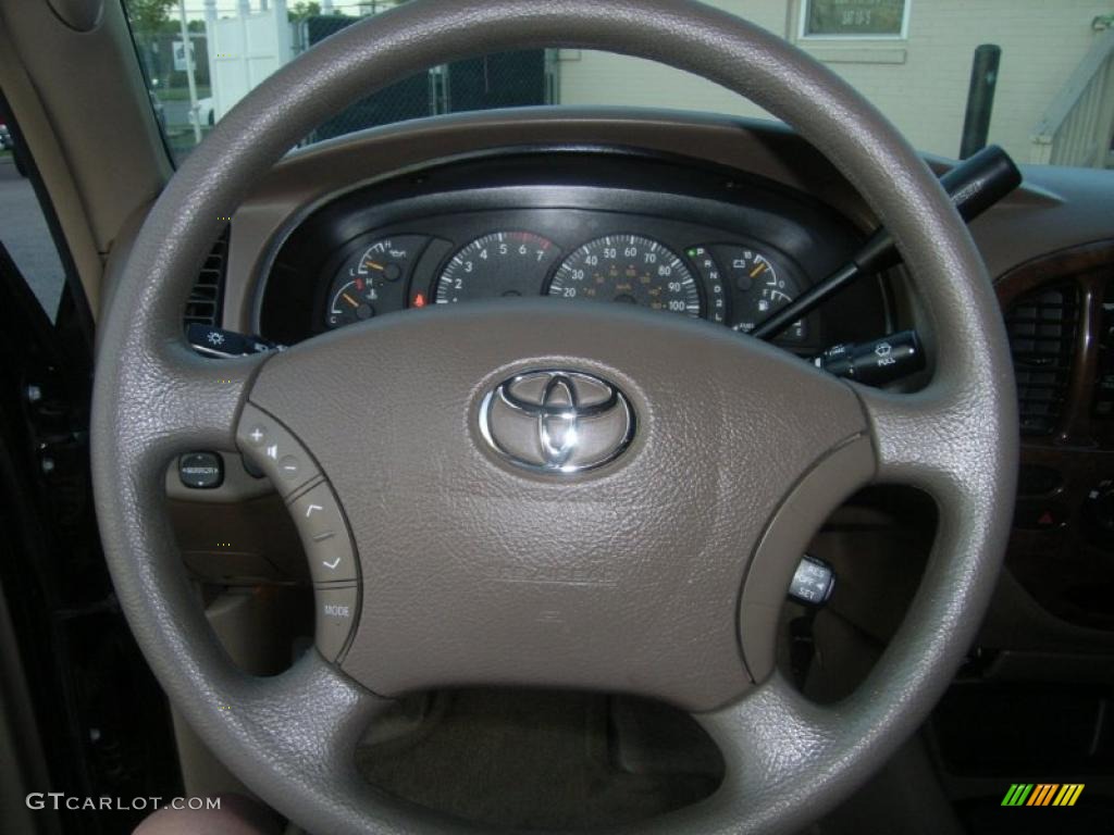 2004 Tundra Limited Double Cab 4x4 - Black / Oak photo #24