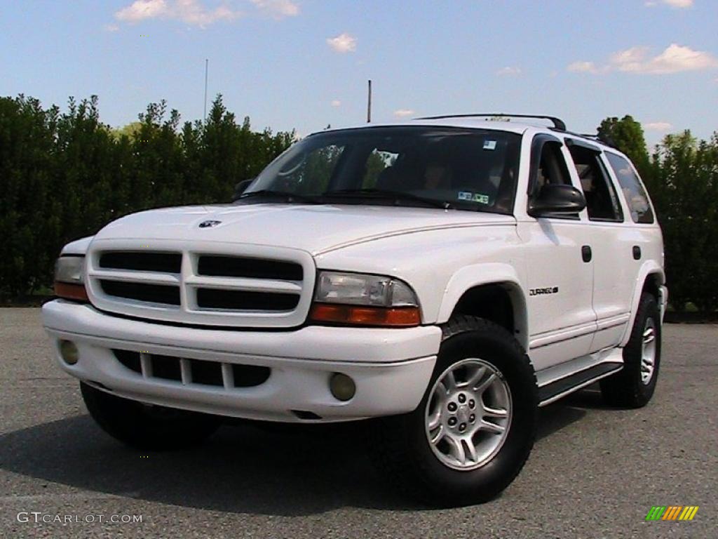 2001 Durango SLT 4x4 - Bright White / Taupe photo #58