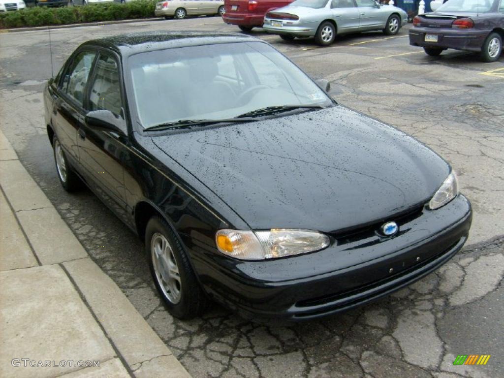 2001 Prizm LSi - Black Metallic / Light Neutral photo #6