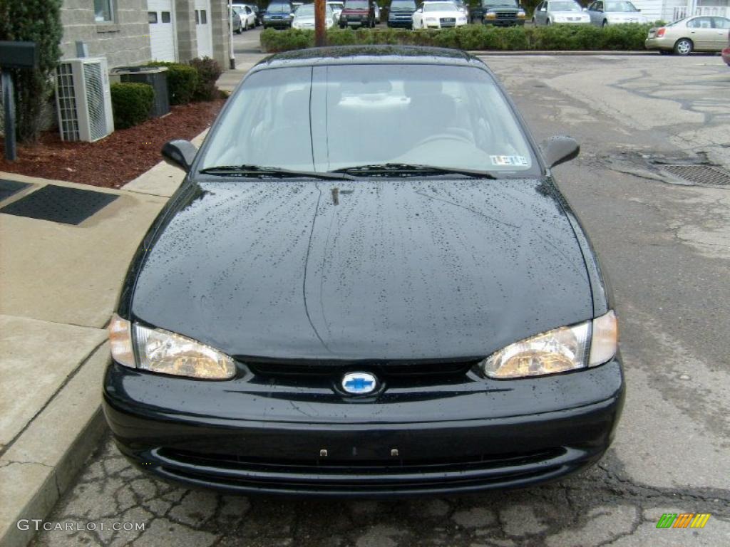 2001 Prizm LSi - Black Metallic / Light Neutral photo #7