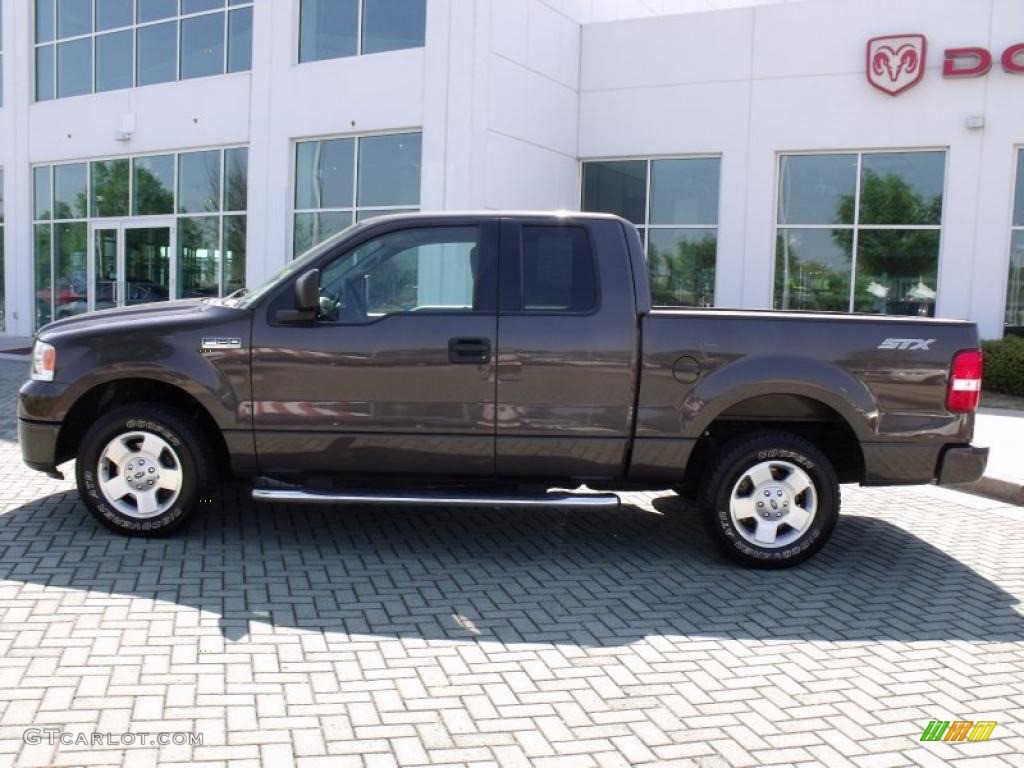 2006 F150 STX SuperCab - Dark Shadow Grey Metallic / Medium Flint photo #2