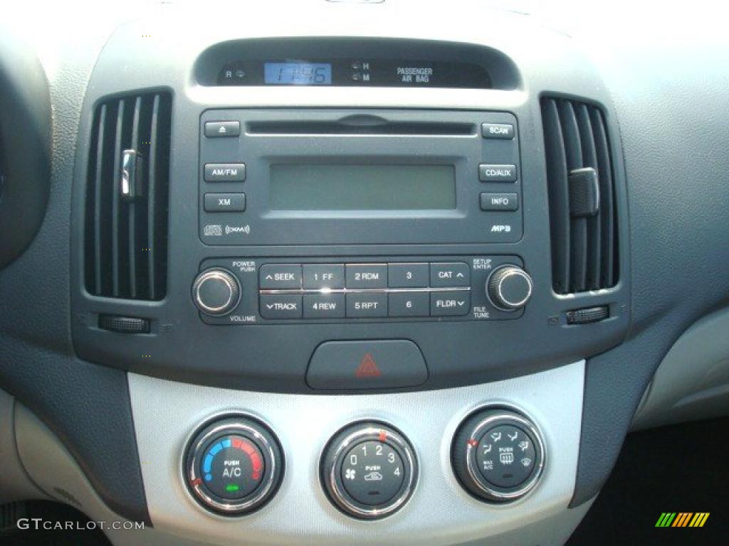 2009 Elantra GLS Sedan - Carbon Gray / Gray photo #16