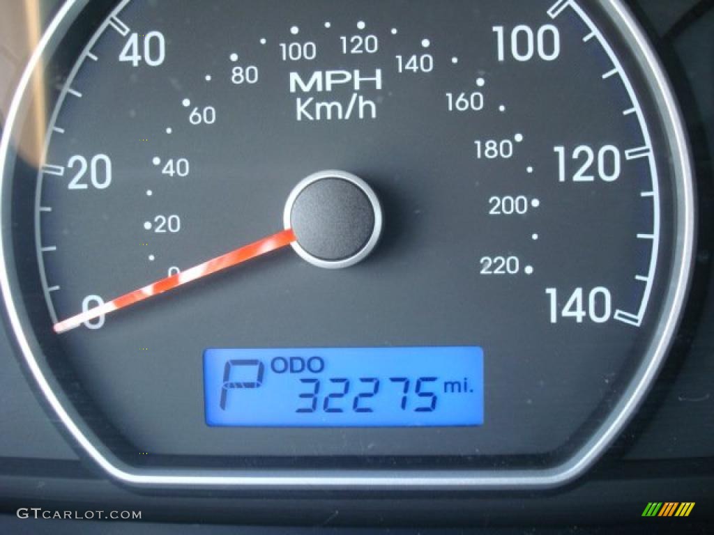 2009 Elantra GLS Sedan - Carbon Gray / Gray photo #19