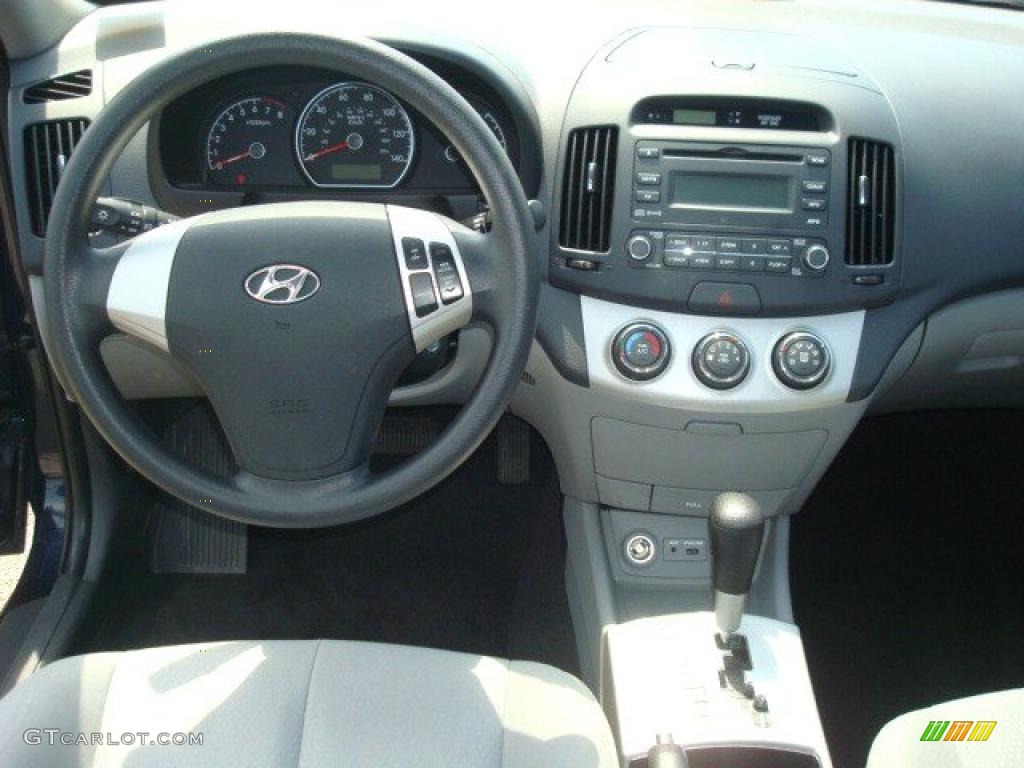2009 Elantra GLS Sedan - Regatta Blue / Gray photo #11