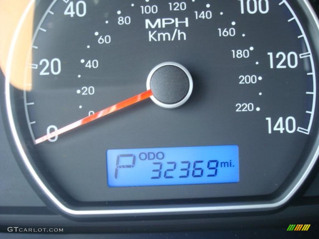 2009 Elantra GLS Sedan - Regatta Blue / Gray photo #14