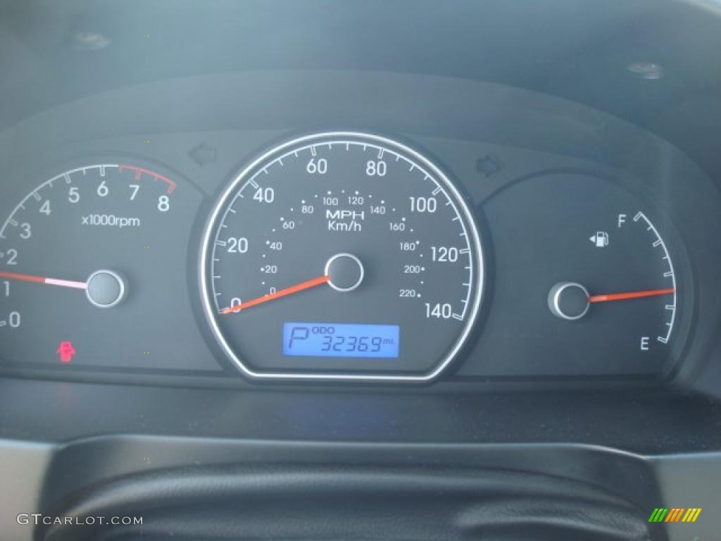 2009 Elantra GLS Sedan - Regatta Blue / Gray photo #15
