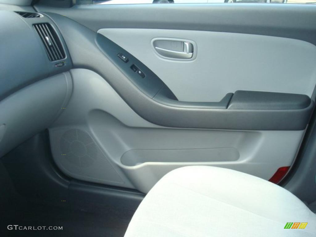 2009 Elantra GLS Sedan - Regatta Blue / Gray photo #19