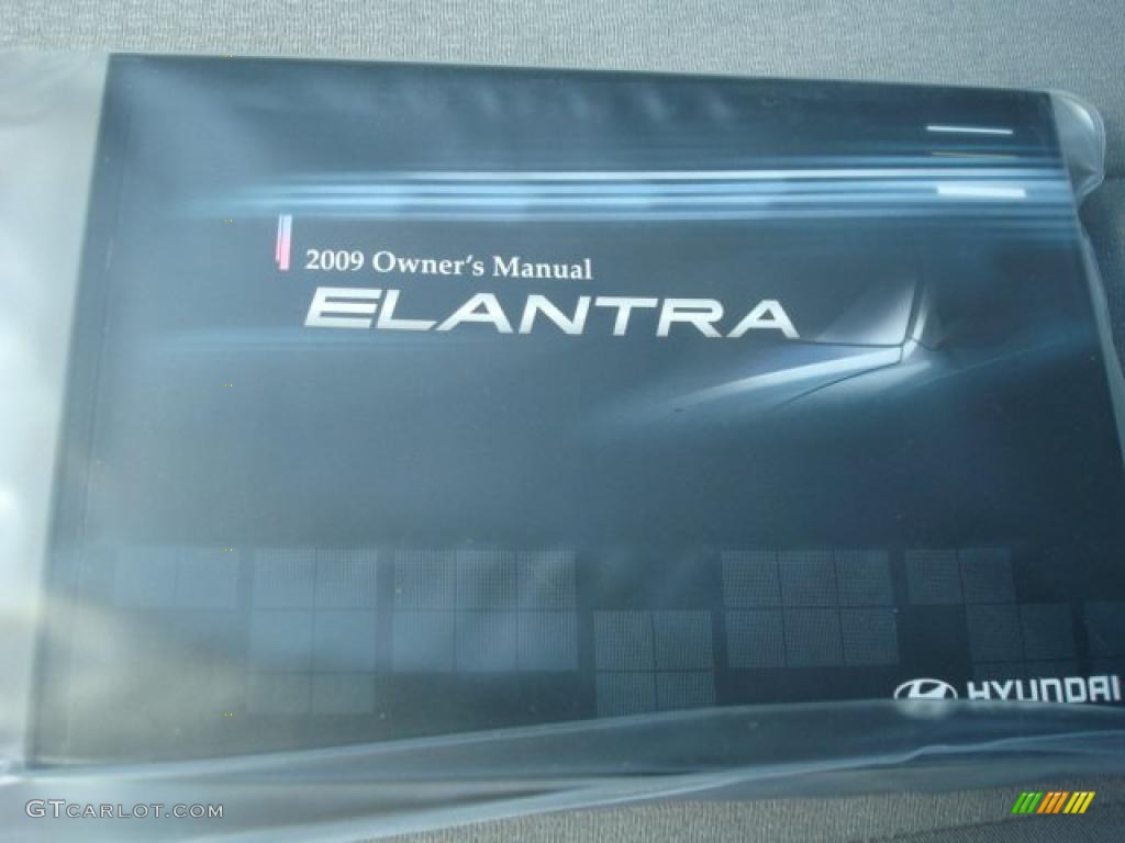 2009 Elantra GLS Sedan - Regatta Blue / Gray photo #23