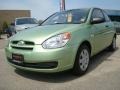 2007 Apple Green Hyundai Accent GS Coupe  photo #1