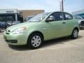 2007 Apple Green Hyundai Accent GS Coupe  photo #2