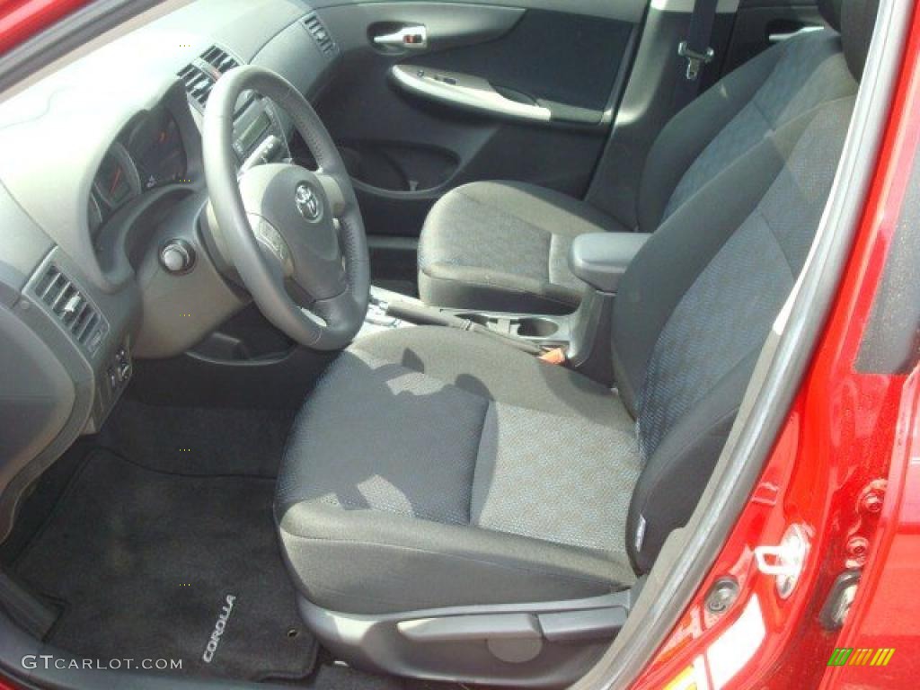 2010 Corolla S - Barcelona Red Metallic / Dark Charcoal photo #10