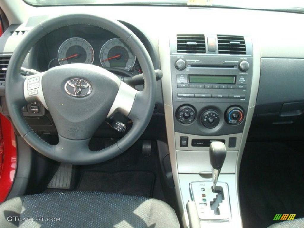 2010 Corolla S - Barcelona Red Metallic / Dark Charcoal photo #12