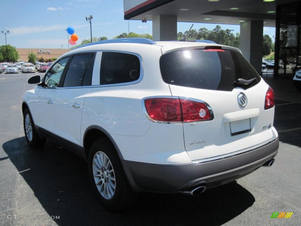 2009 Enclave CXL - White Opal / Ebony Black/Ebony photo #5