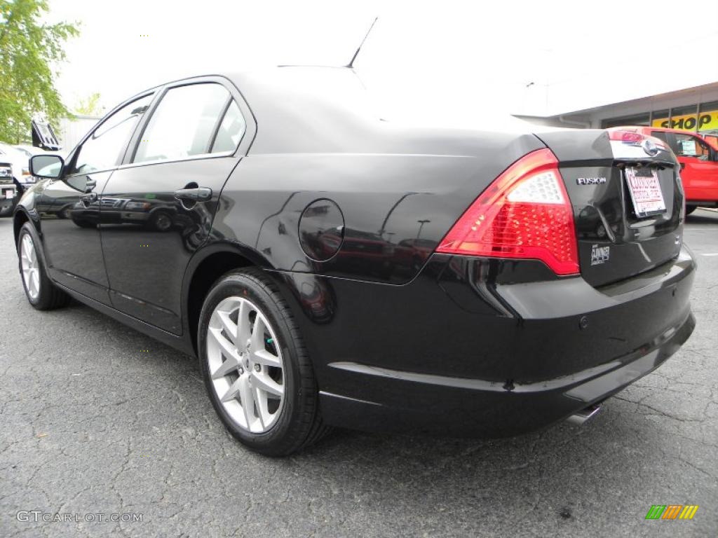 2010 Fusion SEL V6 - Tuxedo Black Metallic / Charcoal Black photo #29