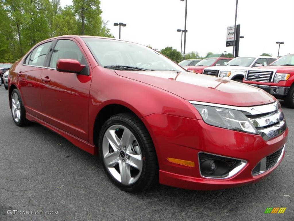 Red Candy Metallic Ford Fusion