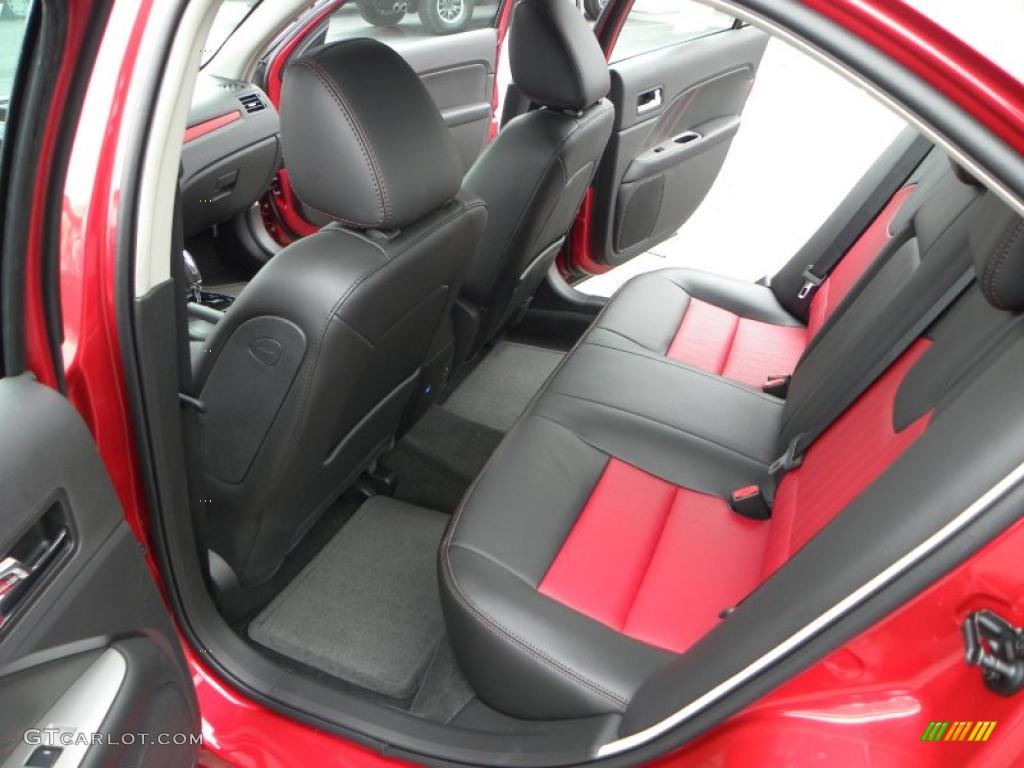 2010 Fusion Sport - Red Candy Metallic / Charcoal Black/Sport Red photo #9