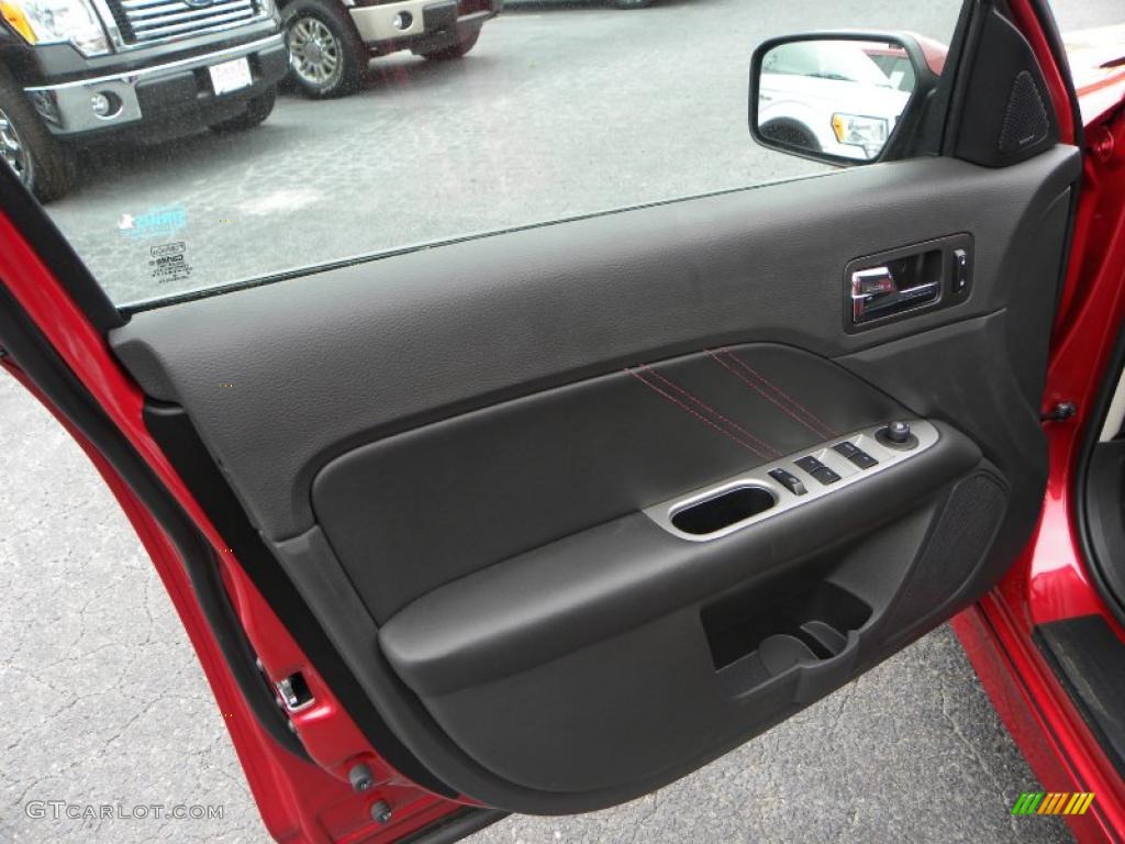 2010 Fusion Sport - Red Candy Metallic / Charcoal Black/Sport Red photo #14