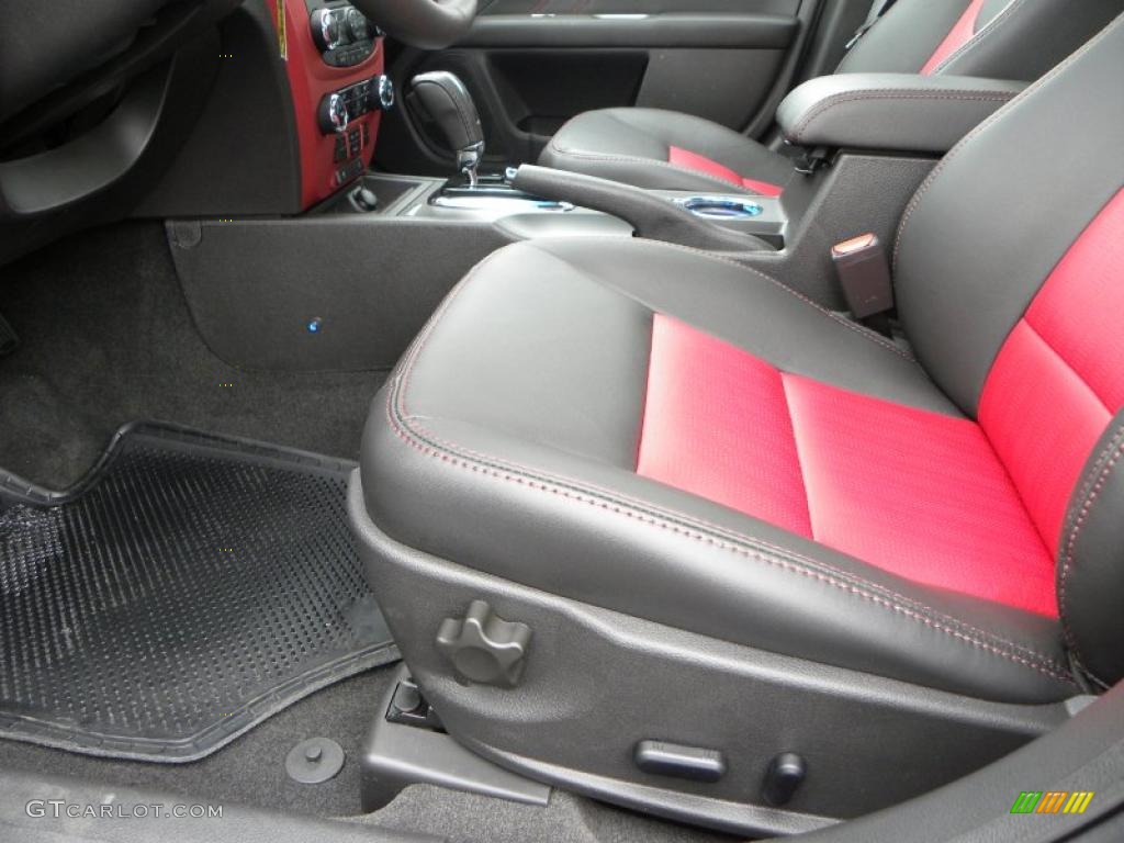 2010 Fusion Sport - Red Candy Metallic / Charcoal Black/Sport Red photo #15
