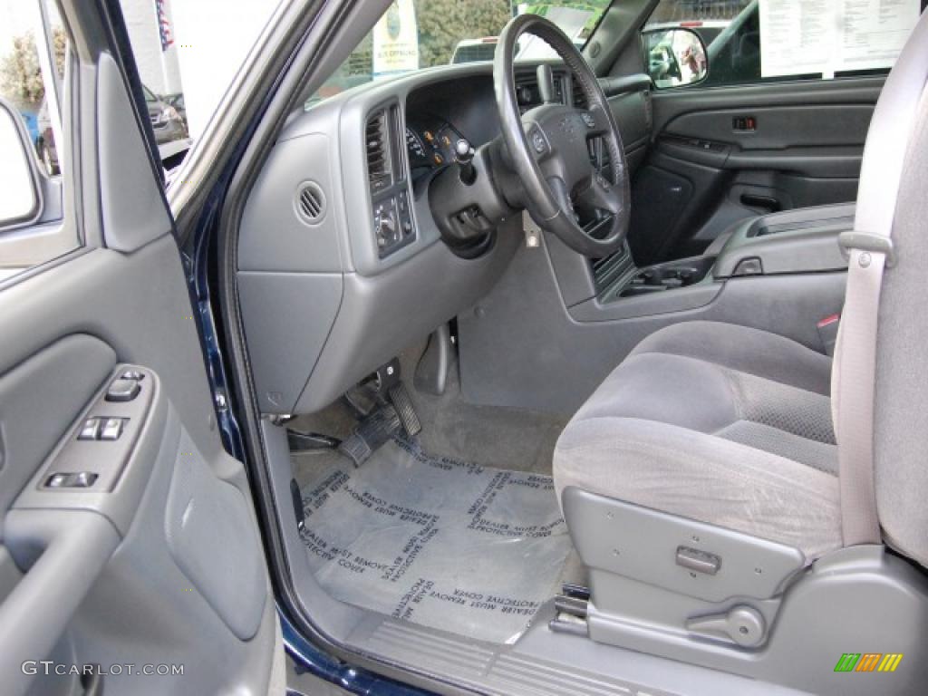 2005 Silverado 1500 LS Extended Cab - Dark Blue Metallic / Medium Gray photo #16