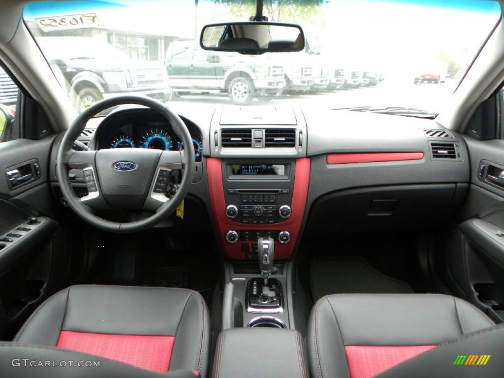 2010 Fusion Sport - Red Candy Metallic / Charcoal Black/Sport Red photo #28
