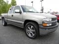 2001 Light Pewter Metallic Chevrolet Silverado 1500 LS Extended Cab  photo #1