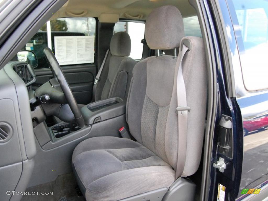 2005 Silverado 1500 LS Extended Cab - Dark Blue Metallic / Medium Gray photo #23