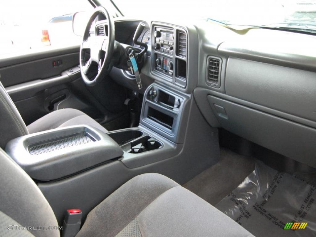 2005 Silverado 1500 LS Extended Cab - Dark Blue Metallic / Medium Gray photo #24