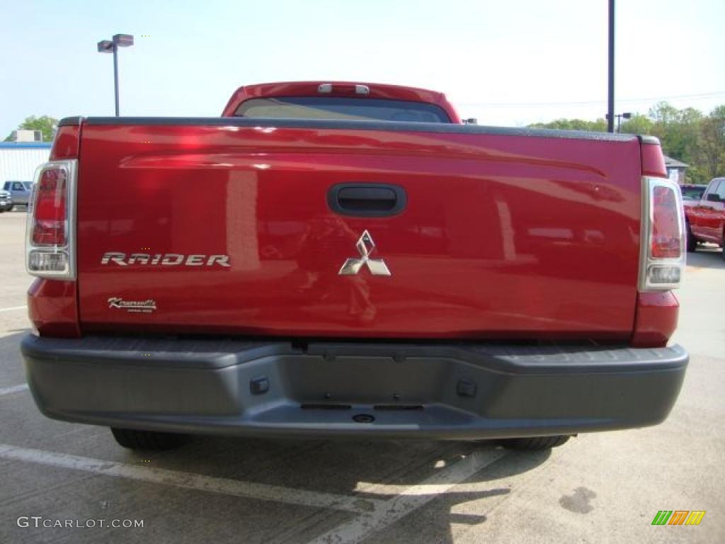 2007 Raider LS Extended Cab - Lava Red / Slate photo #4