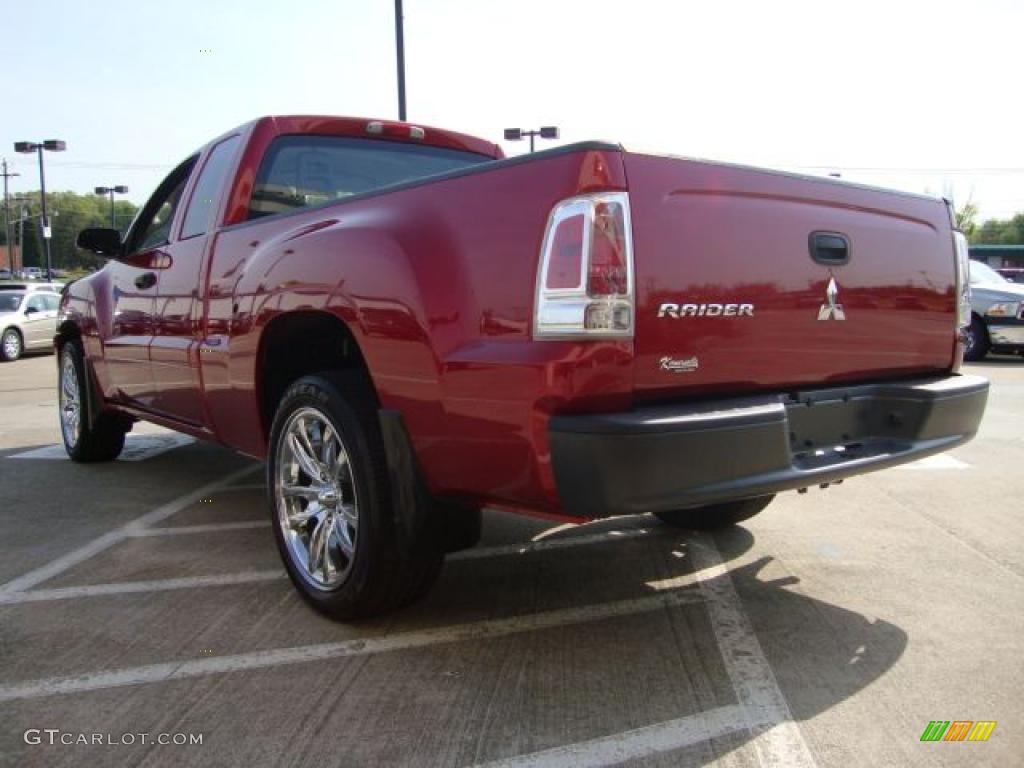 2007 Raider LS Extended Cab - Lava Red / Slate photo #5