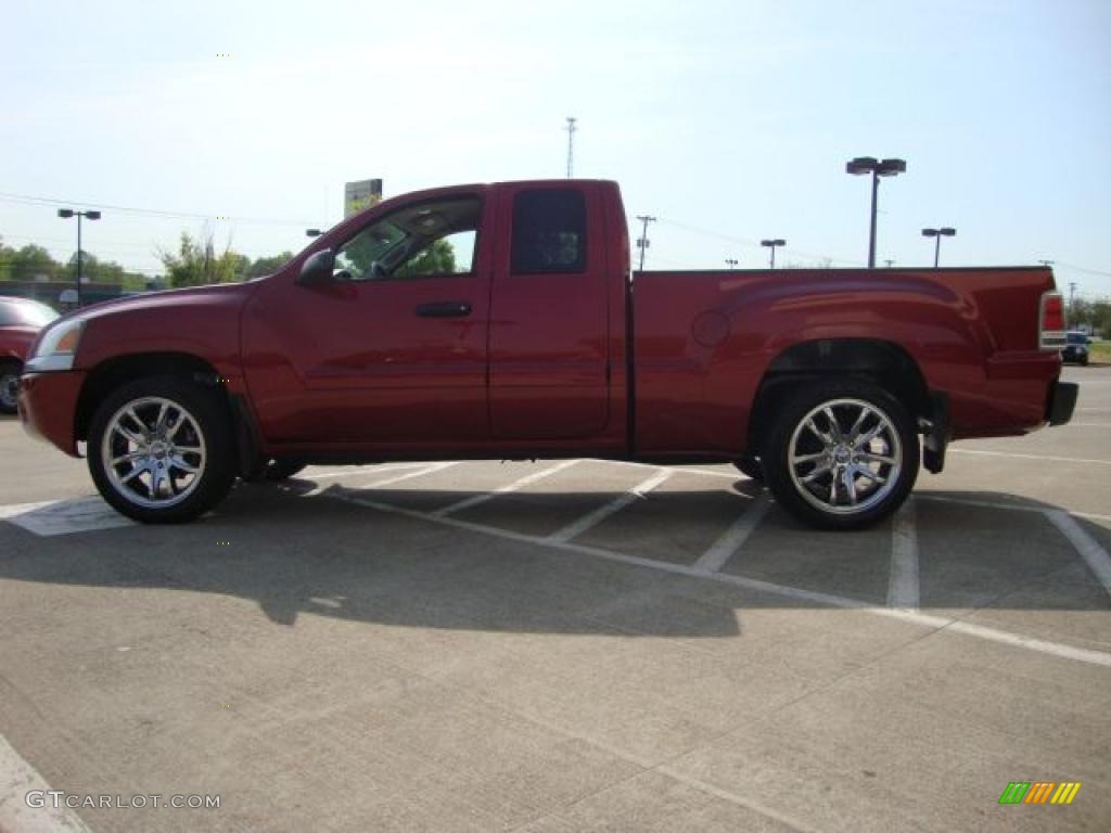 2007 Raider LS Extended Cab - Lava Red / Slate photo #6