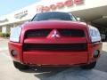 2007 Lava Red Mitsubishi Raider LS Extended Cab  photo #8