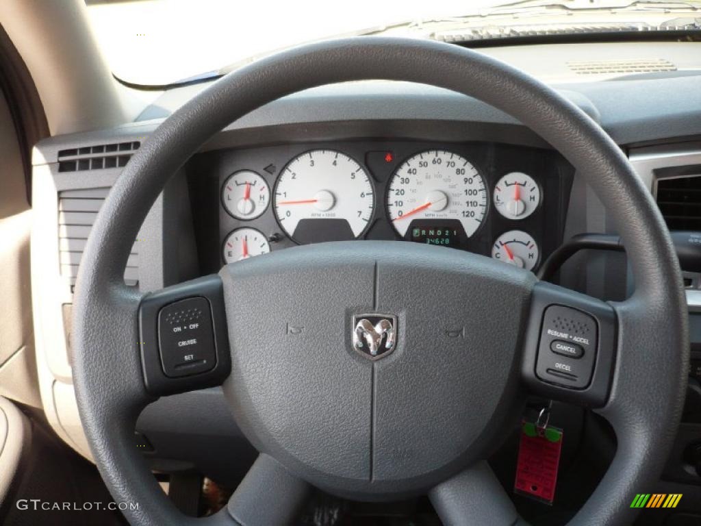 2008 Ram 1500 Big Horn Edition Quad Cab 4x4 - Electric Blue Pearl / Medium Slate Gray photo #20