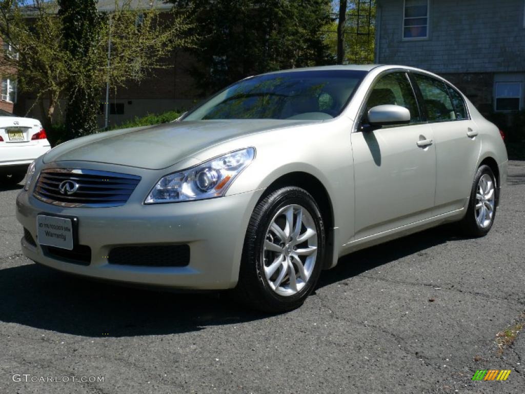 2007 G 35 x Sedan - Serengeti Sand Metallic / Wheat Beige photo #1