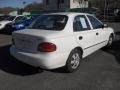 1996 Noble White Hyundai Accent Sedan  photo #5