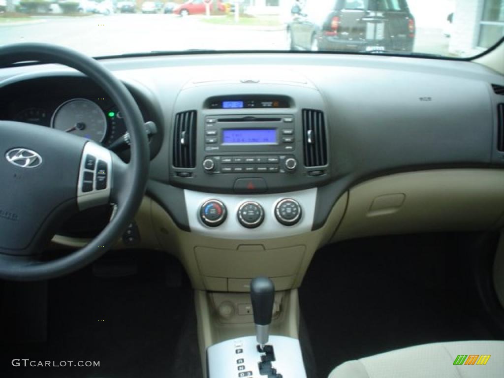 2009 Elantra GLS Sedan - Purple Rain / Beige photo #8