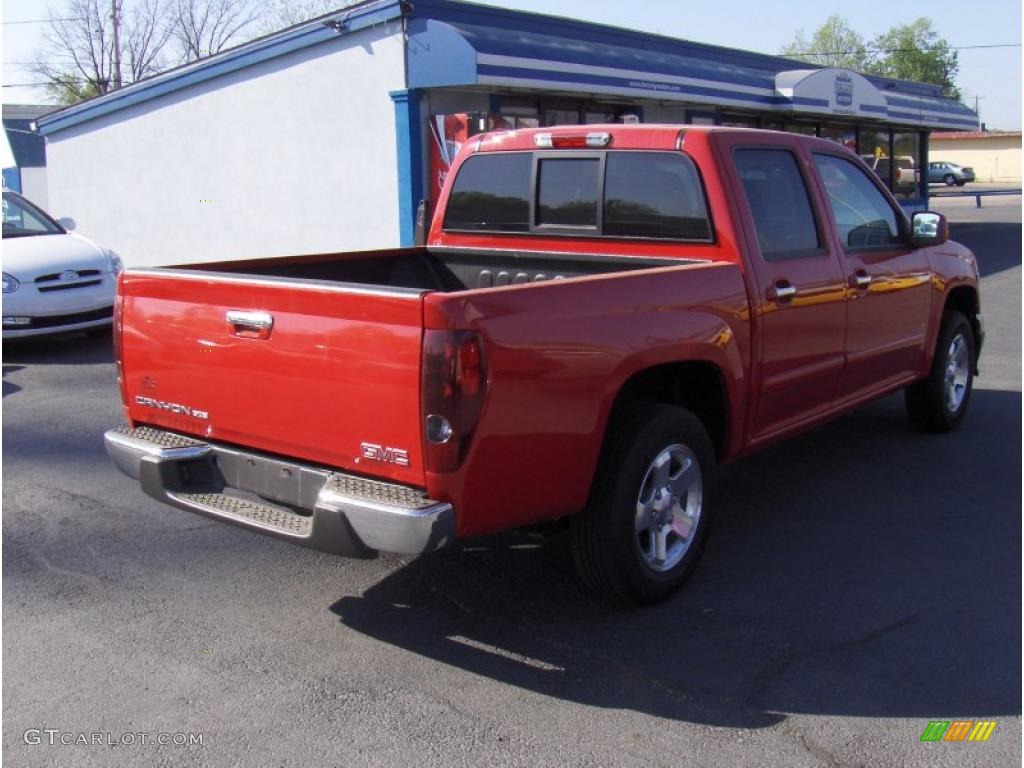 2009 Canyon SLE Crew Cab - Fire Red / Ebony photo #3