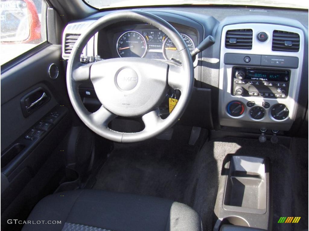 2009 Canyon SLE Crew Cab - Fire Red / Ebony photo #8