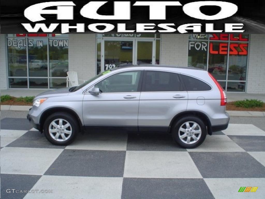 2007 CR-V EX-L - Whistler Silver Metallic / Black photo #1