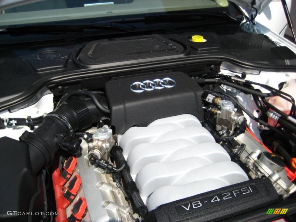 2007 A8 L 4.2 quattro - Ibis White / Sand Beige photo #10