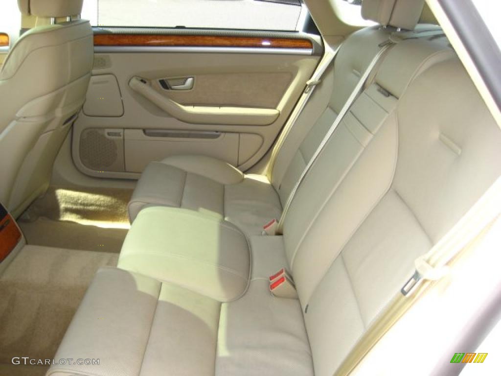 2007 A8 L 4.2 quattro - Ibis White / Sand Beige photo #14