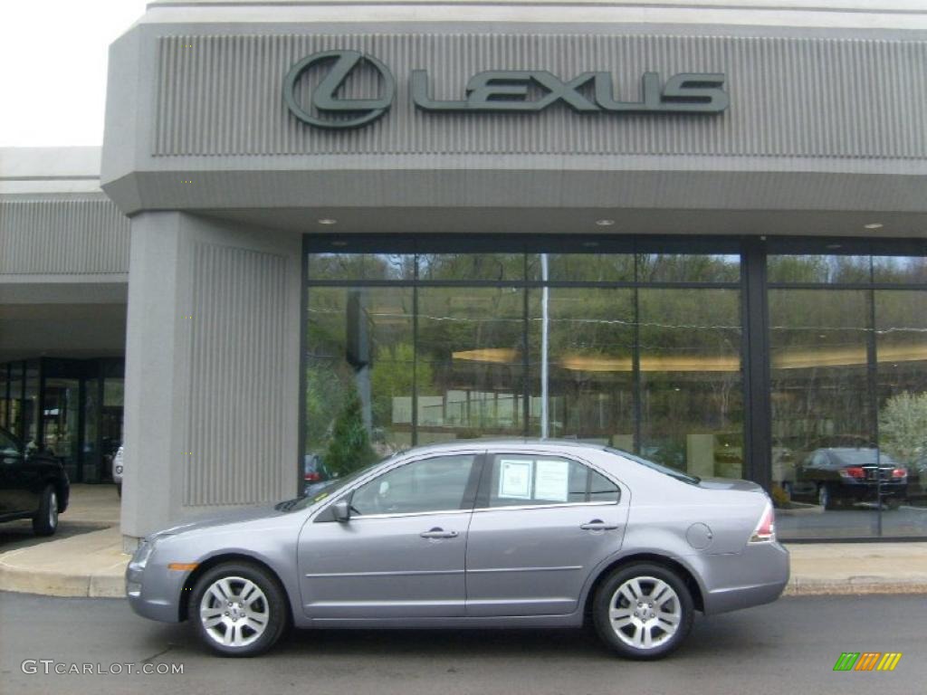 2007 Fusion SEL V6 - Tungsten Grey Metallic / Charcoal Black photo #2
