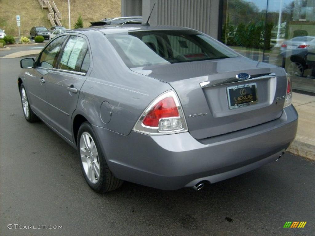 2007 Fusion SEL V6 - Tungsten Grey Metallic / Charcoal Black photo #3