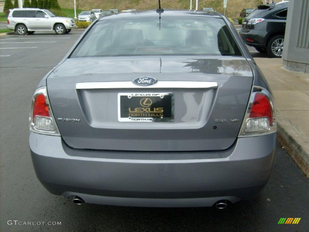 2007 Fusion SEL V6 - Tungsten Grey Metallic / Charcoal Black photo #4