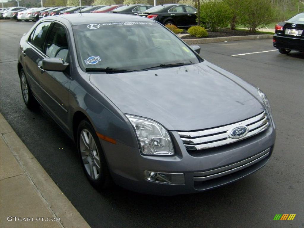 2007 Fusion SEL V6 - Tungsten Grey Metallic / Charcoal Black photo #6